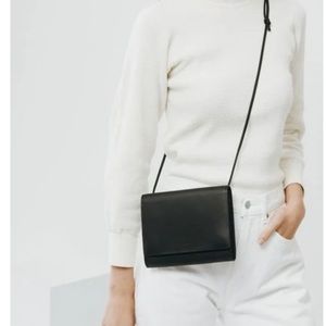 Baggu black compact purse